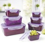 TV Unser Original GOURMETmaxx Frischhaltedosen klick-it 14-TLG. lila