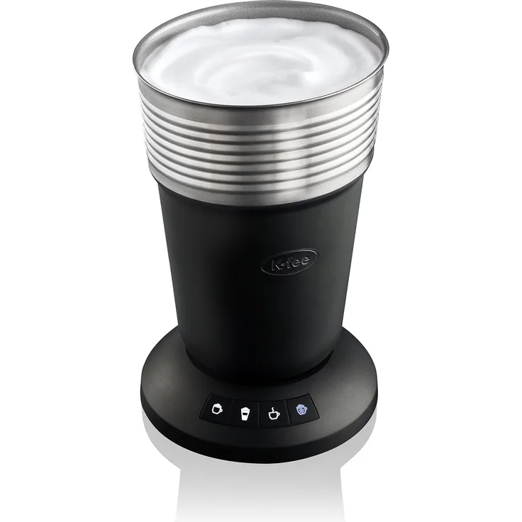 K-fee Milchaufschäumer Lattaero - 4 Funktionen für kalten oder heißen Milchschaum sowie heiße Milch - Spülmaschinengeeignet - 280 ml Fassungsvermögen - 500 W