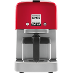 Kenwood kMix Kaffeemaschine COX750RD, rot, 1000 Watt, neue Serie, Filterkaffeemaschine, für 6 Tassen (750 ml)