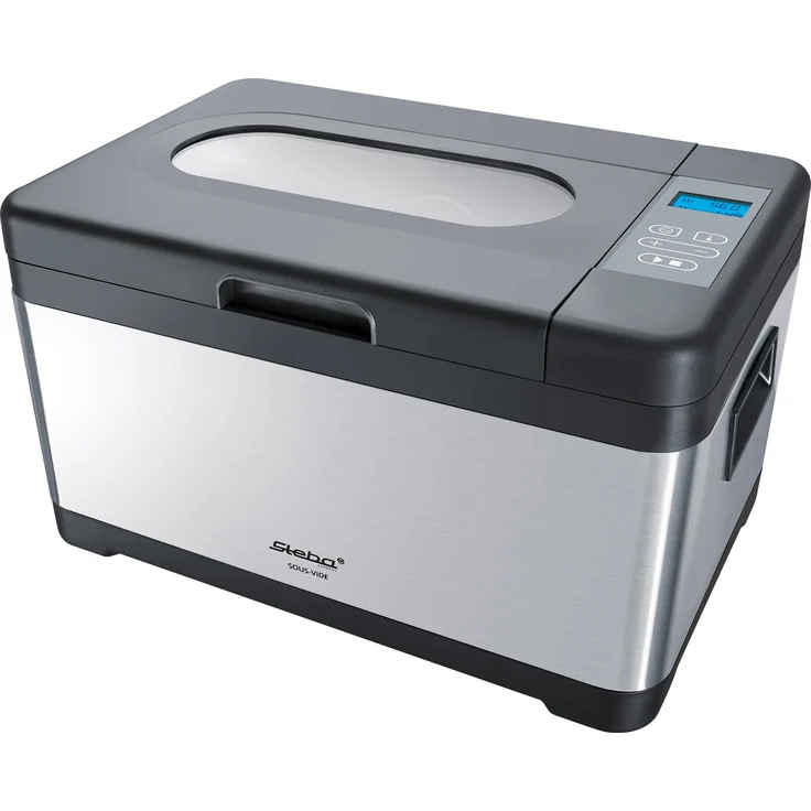 Steba 05.14.00 SV 2 Sous-Vide Garer, 10 Liter Fassungsvermögen, Stahl, Silber, 1200 Watt – Bild 1