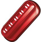 Zenker Sparkling Christmas Stollenbackform, Stollen Backform, Christstollen, Stollenform, Antihaftbeschichtung, Rot / Schwarz, 31 cm, 6004