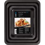 Chef Aid 10E10616 Antihaft-Bratblech-Set, Stahl