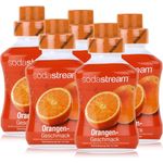 SodaStream Getränke-Sirup Softdrink Orangen Geschmack 500ml, 5er Pack