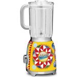 SMEG BLF01 Standmixer, 800W, 1,5 L, 5 Geschwindigkeiten, gelb, rot