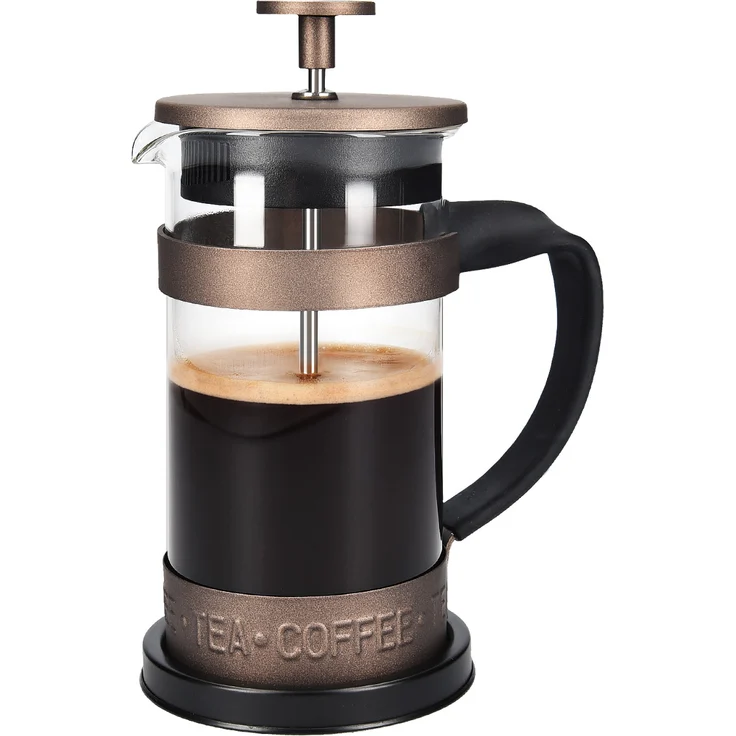 FrenchPress Glass Retro 350ml Braun – Bild 1