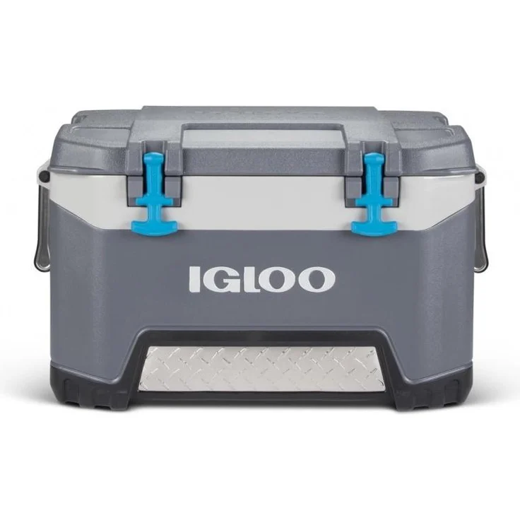 Igloo Bmx 52 passive Kühlbox, 49 Liter, 66 x 41 x 40 cm, grau, blau – Bild 1