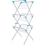 Minky 3 Stufen ausklappbarer Wäscheständer - Silber