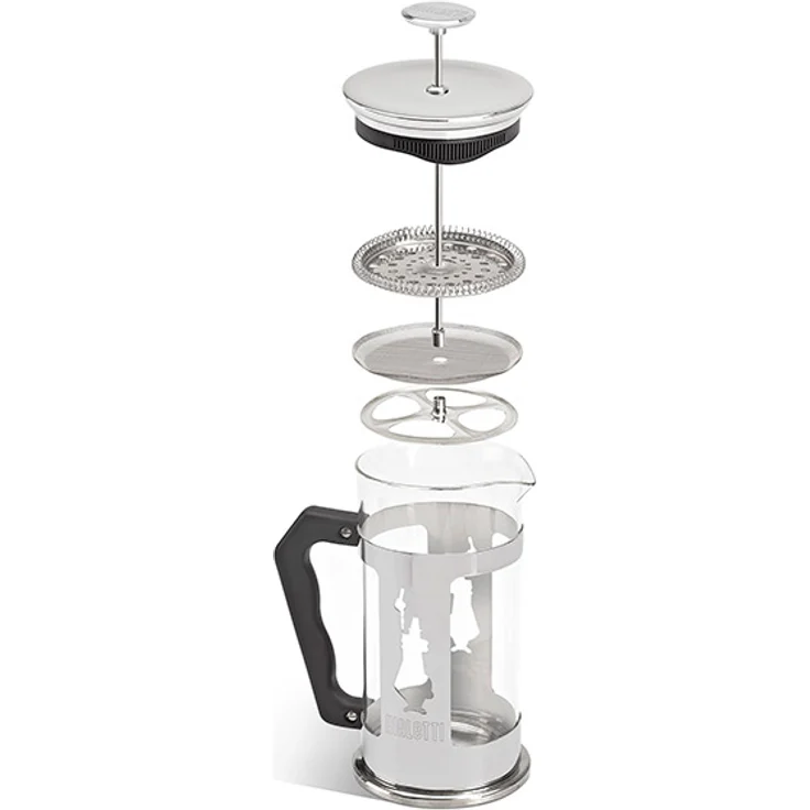 Bialetti 3160 Preziosa 0,35 Liter, French Press, Glas, ergonomischer Griff – Bild 2