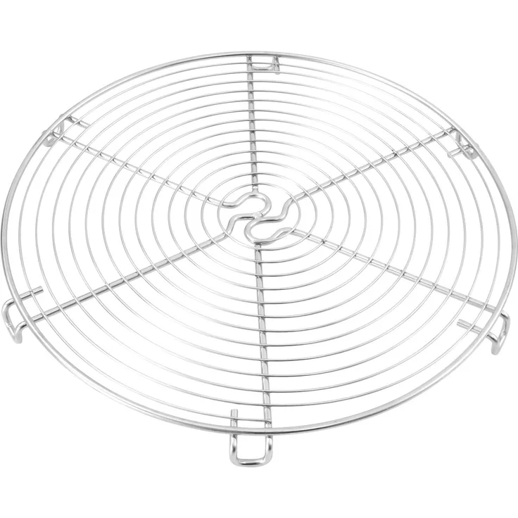 FMprofessional 21634 Kuchenrost, Edelstahl, silber, Durchmesser 360 mm