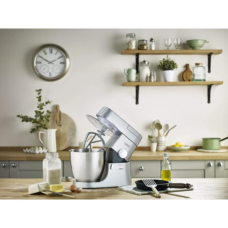 Kenwood kvl4100s Chef Küchenmaschine mit Planetenrührwerk, 1200 W, 6.7 L, silber, Serie: Chef XL – Bild 6