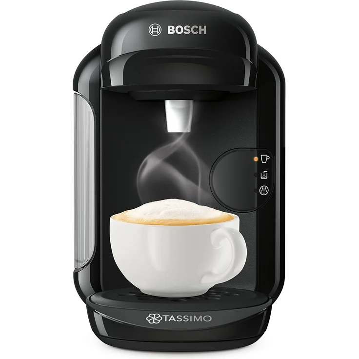 Bosch TAS1402 Tassimo Vivy2 Kapselmaschine, über 70 Getränke, vollautomatisch, geeignet für alle Tassen, kompakte Größe, 1300 W, schwarz – Bild 2