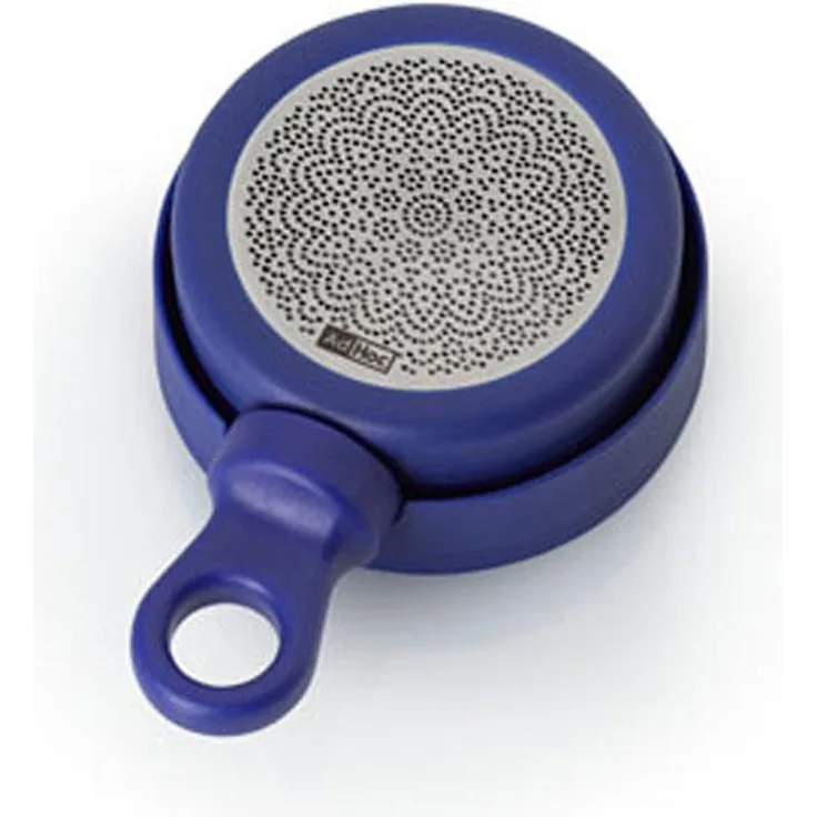 AdHoc MagTea Magnetischer Teefilter, Tee Filter für losen Tee, Rund, Kunststoff-Edelstahl, Blau, H: 9 cm, TE32