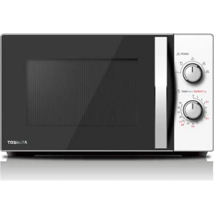 Toshiba MW-MG20P (WH) Mikrowelle mit Grill 800 W mit Crispy Grill 1000 W & Kombi-Kochfeld, 20 l
