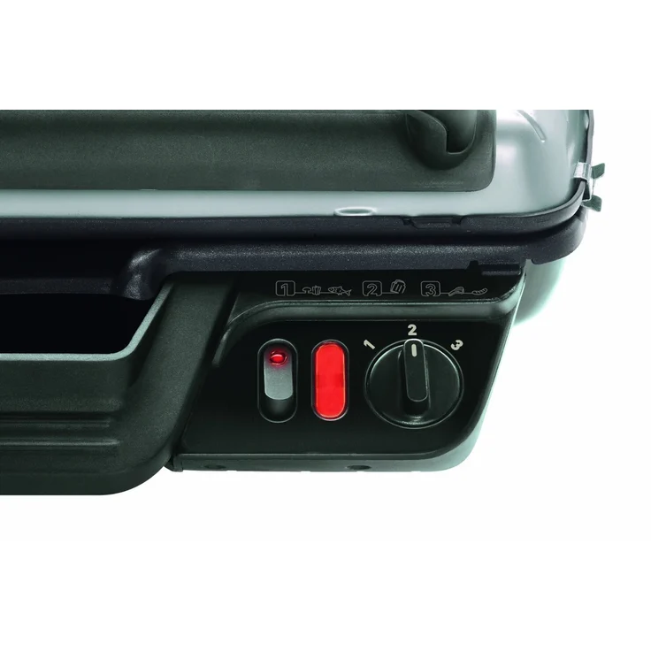 Tefal GC3050 2in1 Kontaktgrill-Sandwichmaker, 2000W, aufklappbar, als Tischgrill-BBQ und Doppelter Grillfläche, Sandwich, Toasts, Steak, Panini, Regelbarer Thermostat, antihaftbeschichtet, silber, schwarz – Bild 4