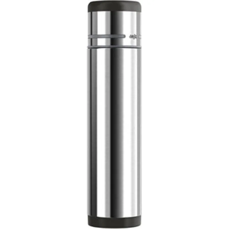 Emsa 509238 Isolierflasche, Mobil genießen, 700 ml, Safe Loc Pro Verschluss, Schwarz-Anthrazit, Mobility