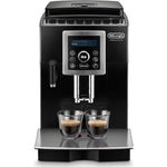 De'Longhi ECAM 23.466.B Kaffeevollautomat mit Milchsystem und integriertem Mahlwerk, Cappuccino und Espresso auf Knopfdruck, Digitaldisplay mit Klartext, 2-Tassen-Funktion, 1,8 Liter Wassertank, schwarz