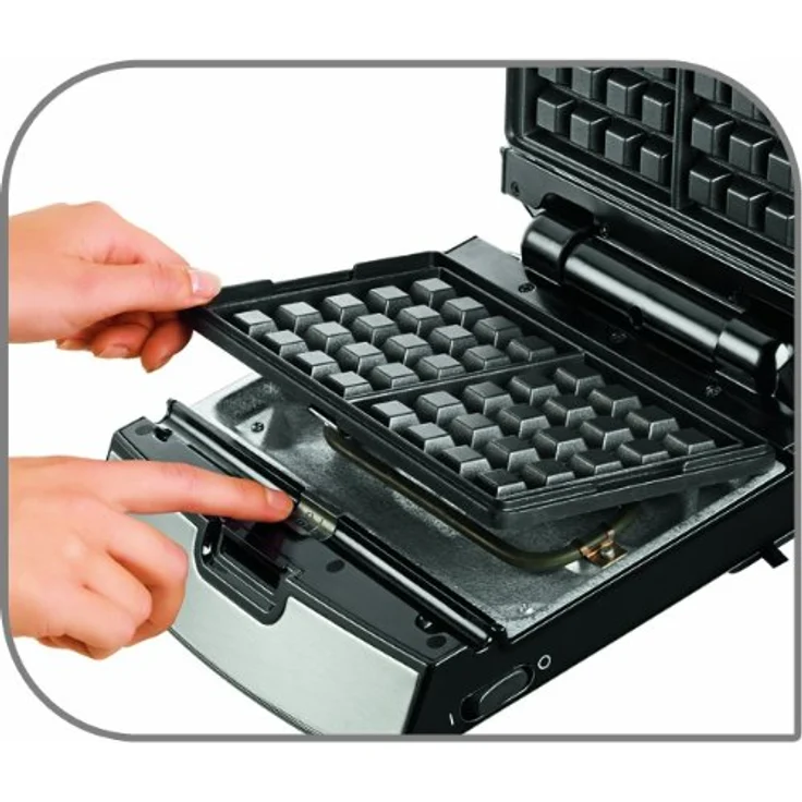 Tefal SW852D Snack Collection Sandwich- und Waffelmaker, Kombigerät, antihaftbeschichte Platten, spülmaschinengeeignet, 700W – Bild 5