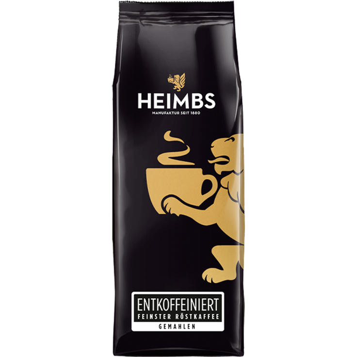 HEIMBS Entkoffeiniert Feinster Röstkaffee, 250g gemahlen
