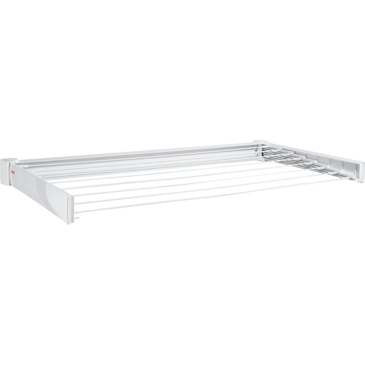 Leifheit Wandtrockner Telegant 72 Protect, 90cm Wäscheleine für kleine Haushalte, Wäschereck mit Wandmontage, drinnen und draußen, Wäschetrockner für die Wäsche zwischendurch – Bild 4