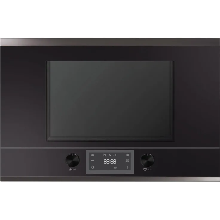 Küppersbusch MR 6330.0 S2 K-Series. 3 Mikrowelle mit Grill, Einbaugerät, 22 Liter Garraum, 850 Watt, schwarz-black chrome