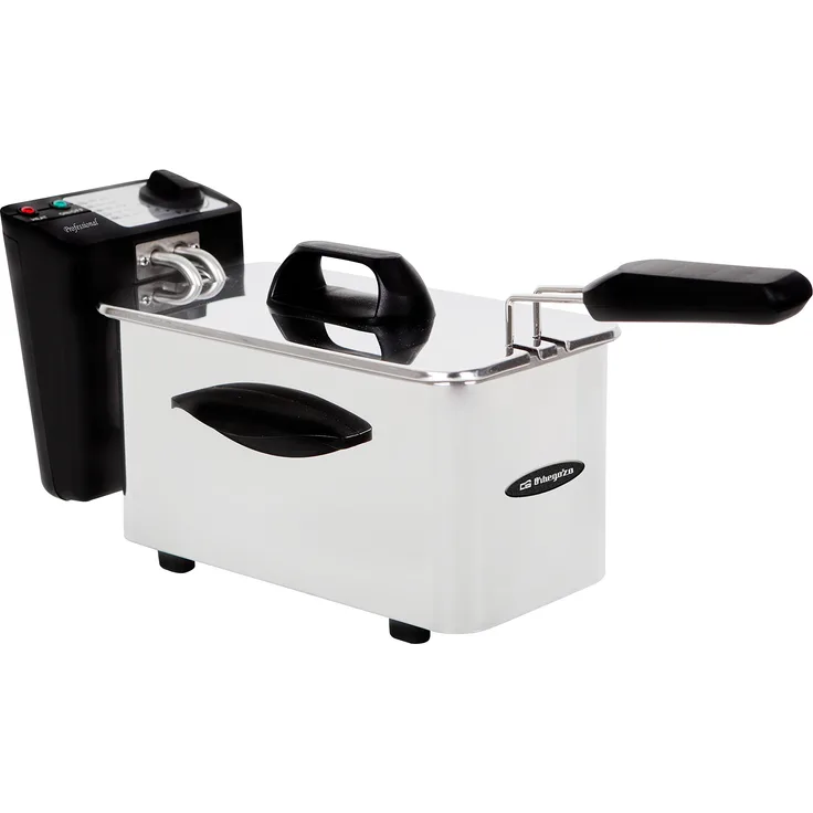 Orbegozo 15636 Regentonne-Fritteuse, Edelstahl, 1500 Watt