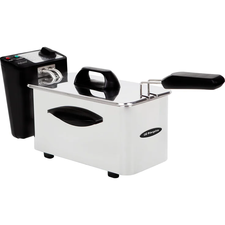 Orbegozo 15636 Regentonne-Fritteuse, Edelstahl, 1500 Watt