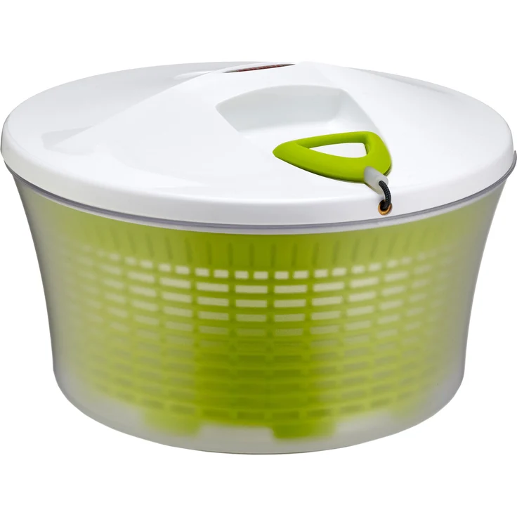 Leifheit Salatschleuder ComfortLine-Serie mit Rechts--links-Drehmechanismus im Deckel, Salattrockner inklusive Salatschüssel und Sieb, trocknet den Salat effektiv und schonend – Bild 1