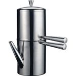 Ilsa Napoletana Kaffeemaschine, Edelstahl, Silber, für 6 Tassen