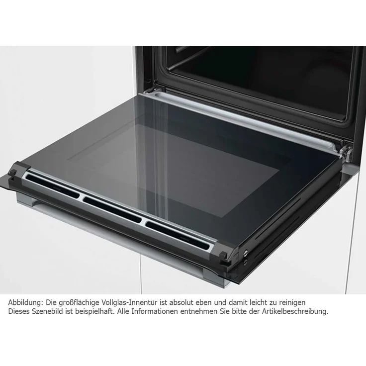 Bosch HBG579BS0, Serie 6, Backofen, A, Einbaugerät, Volumen 71 l, 60 x 60 cm, AutoPilot, TFT-Display, Versenkknebel, Pyrolyse, Reinigungsunterstützung, edelstahl – Bild 3