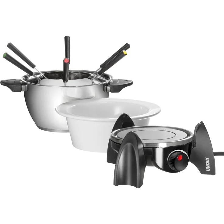 Unold 48615 Fondue-Set, 6 Fonduegabeln, 500 Watt – Bild 2