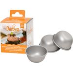 Decora 0062951 10ER-Pack BACKFORM HALBKUGEL AUS ELOXIERTEM Aluminium Ø5XH2,3 cm