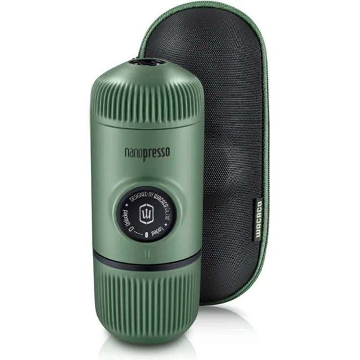 Wacaco Nanopresso moss green, Espressomaschine to go, 80 ml Wassertank