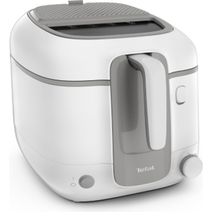Tefal Fritteuse FR3100 Super Uno Access, mit Öl, 1800 W, Fassungsvermögen 1,5 kg, weiß, grau, 2,2 Liter – Bild 1