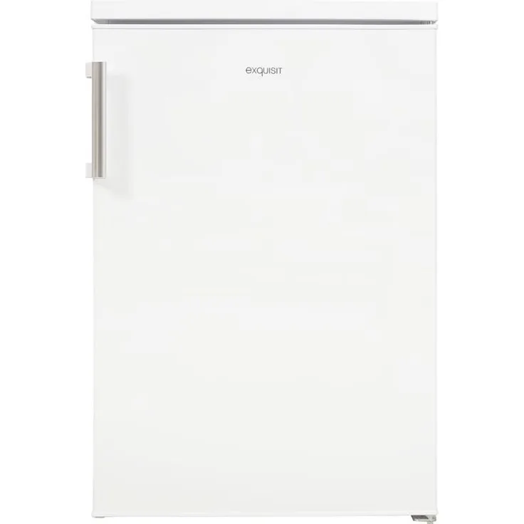 Exquisit KS16-V-H-010D Kühlschrank, freistehend, weiß, Breite 56 cm, Energieklasse D