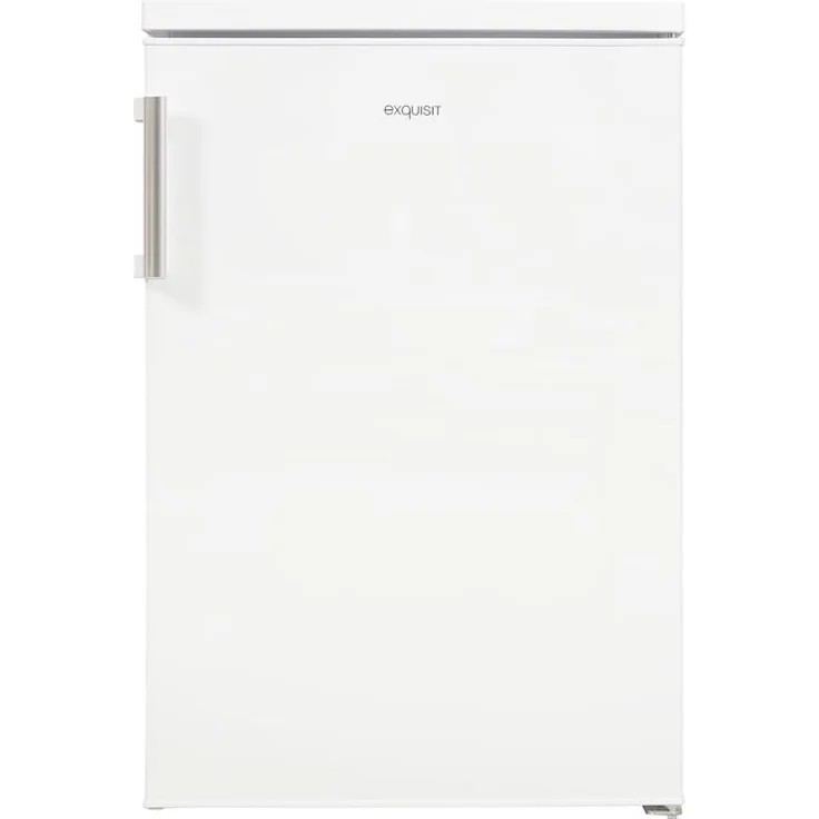 Exquisit KS16-V-H-010D Kühlschrank, freistehend, weiß, Breite 56 cm, Energieklasse D – Bild 1