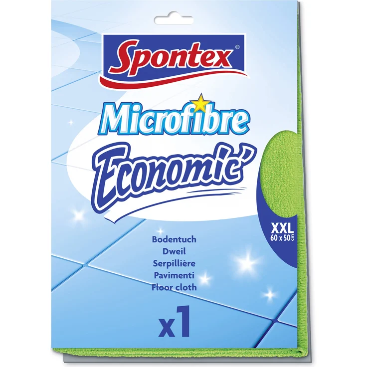 Spontex Microfibre Economic Bodentuch, 1er Pack – XXL Mikrofaser-Bodentuch – Bild 1