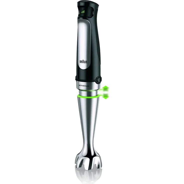 Braun Multiquick 7 MQ 7075X Stabmixer, 1000 W, mit ActiveBlade-Technologie, Pürierstab, Schneebesen & Küchenmaschine, inkl. 8-teiligem Zubehör Set, schwarz-edelstahl – Bild 5