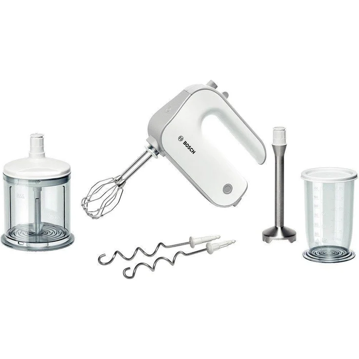 Bosch Styline MFQ4080 Handrührer Set, 500W, Edelstahlklinge, weiß – Bild 1
