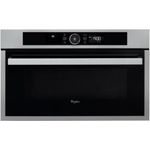Whirlpool AMW731-IX Europe Linie Urban Mikrowelle mit Grill Space Chef, Einbaugerät, 31 Liter Garraum, 1000 Watt, silber, schwarz
