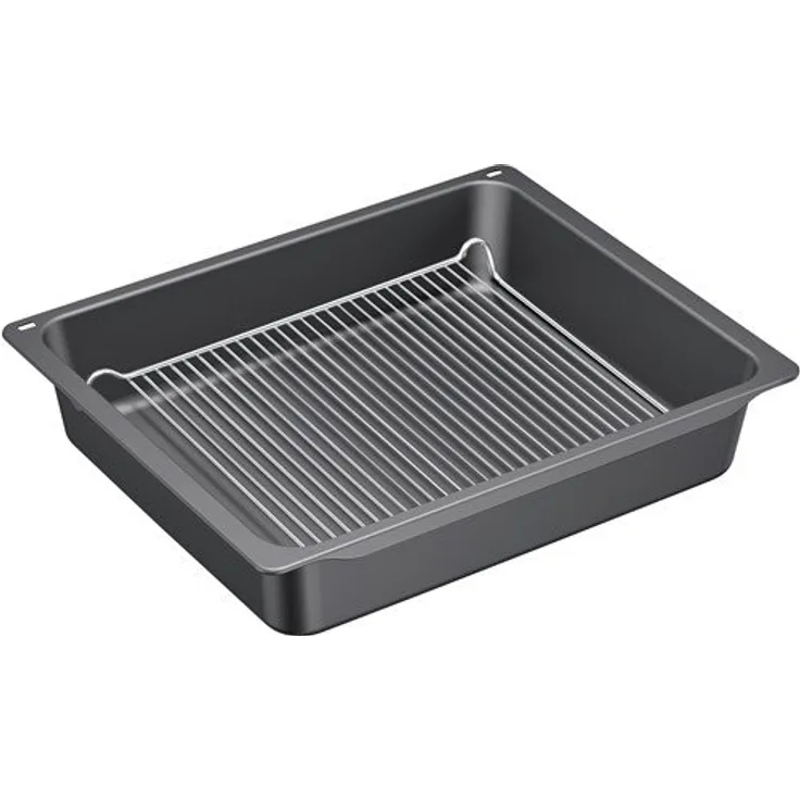 Bosch HEZ633070, Backofen-Pfanne mit Rost, Breite 45,5 cm, anthrazit