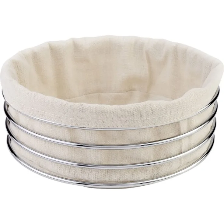 JUSTINUS BESTECKE Brotkorb LIFE STYLE 23,5 cm Metall weiß