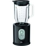 Braun IdentityCollection JB 5160 Standmixer, 1.000 W, 22.500 U-min, ThermoResist Glas-Mixbehälter (1,6 l), schwarz 