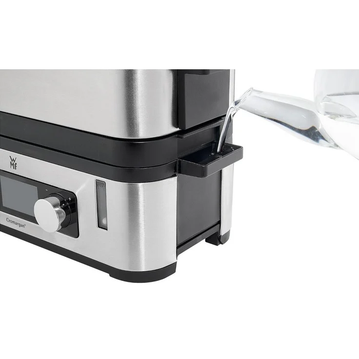 WMF KÜCHENminis Dampfgarer, 2 individuell regulierbare Garräume mit je 2,15 l, Warmhaltefunktion und Aromaverstärker, 900W – Bild 7