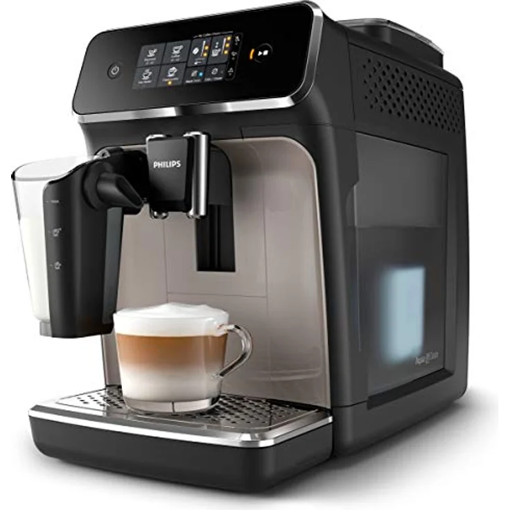 Philips 2200 Serie EP2235-40 Kaffeevollautomat 1,8l Wassertank, LatteGo Milchsystem, schwarz – Bild 2
