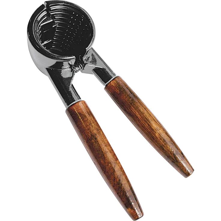 Westmark Nussknacker und Sektzange, Zinkdruckguss-Holz, Länge: 16,8 cm, Sieger Nussprofi, Braun-Schwarz, 33264470 – Bild 2