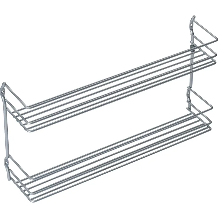 Metaltex 364632039 Gewürzregal 2-Etagen 36 x 8 x 19 cm Polytherm Pepito