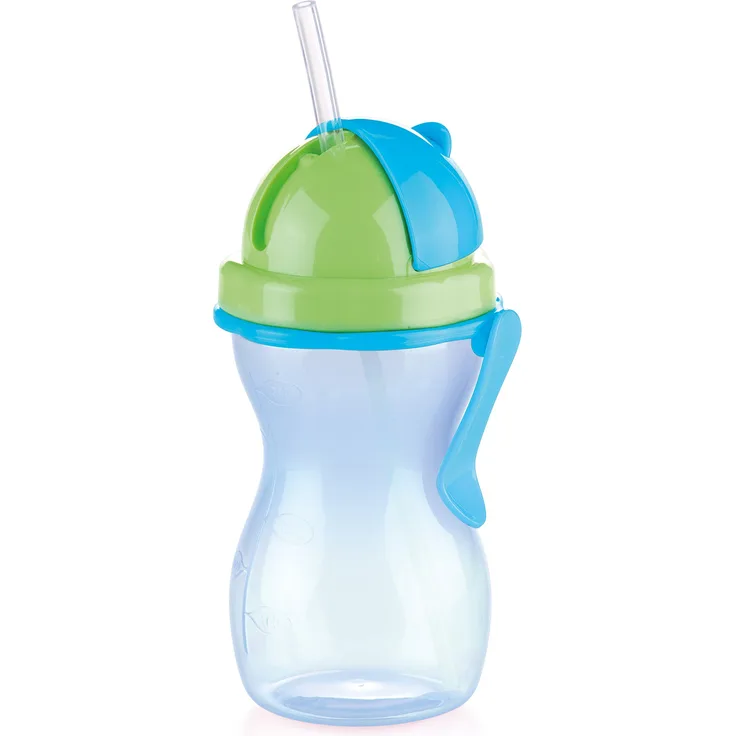 Tescoma Bambini Kinderflasche, Kunststoff, blau-grün, 20 x 10 x 8.4 cm