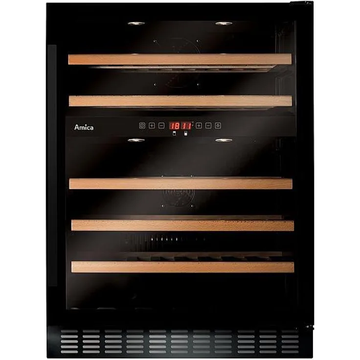 Amica 341 110 S, Weinkühlschrank, für 45 Flaschen, Breite 59.5 cm, Einbau