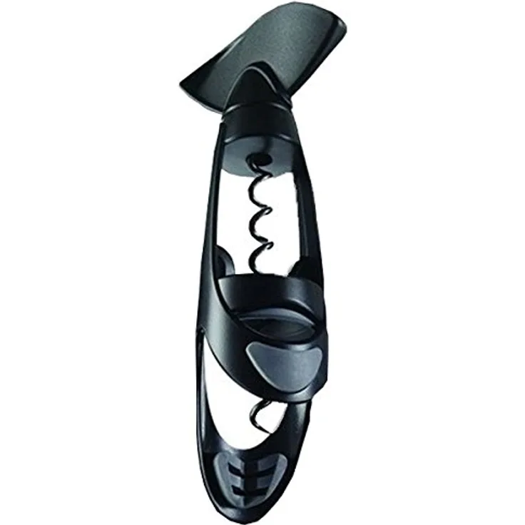 Vacu Vin 68814606- Korkenzieher Twister schwarz Geschenkpackung