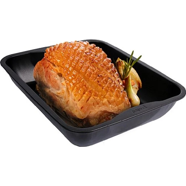 Zenker Special Cooking XXL-Bräter Emaille, Stahlblech, Schwarz, L 40 cm, 7203 – Bild 3